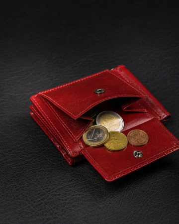 Portfel skórzany CPR-034-BAR Red