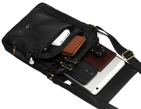 Torba skórzana PTN RIVER-NDM Black