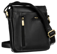 PTN leather bag TB-7032-COM BLACK