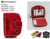 Portfel damski skórzany PTN 43972-BFBC Red