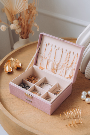 Szkatułka na biżuterię PTN SZK-11 Pink