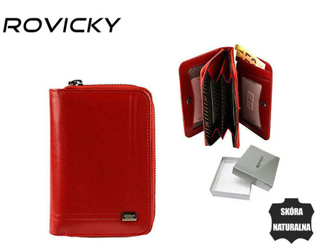 Portfel skórzany RFID ROVICKY CPR-008-BAR