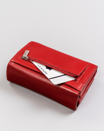 Women's leather wallet R-RD-38-GCL Red