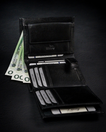 ROVICKY 1541-03-BOR RFID leather wallet