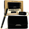 Damski zestaw prezentowy: portfel, długopis, brelok PTN ZDE-01 Black