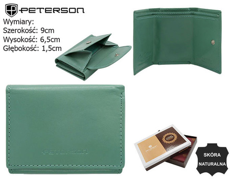 PETERSON PTN RFID leather wallet RD-SWZX-86-MCL