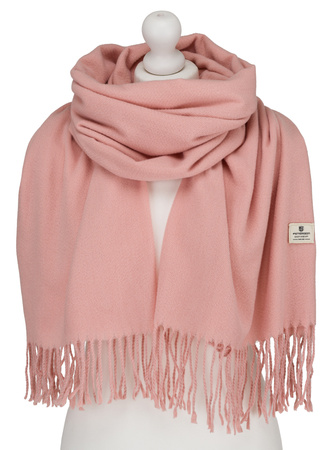 Large Women's Plaid Scarf with Fringes by Peterson SP100 Grey