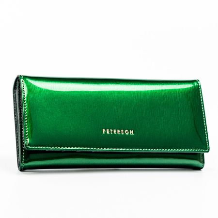 Portfel damski skórzany PTN 72037-SH Green