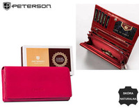 Portfel skórzany PTN RD-32-GCL Magenta