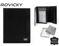 ROVICKY leather wallet PC-104-ASL Black