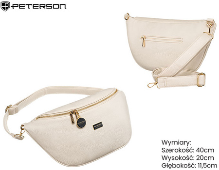 Saszetka nerka PU PTN SSY-3-F19 L.Beige
