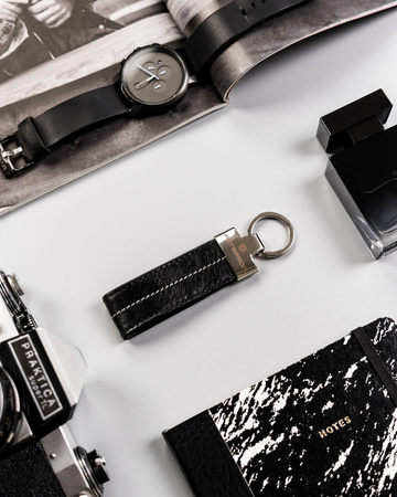 Men's gift set: leather wallet, cardholder and keychain Peterson PTN ZM59