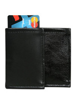 Leather credit card wallet ETUI NA KARTĘ KREDYT