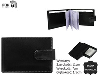 Skórzane etui na karty TW-02-VT-NL BLACK