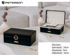 A jewelry box made of eco-leather PTN SZK-06 Black
