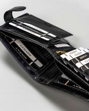 Leather wallet RFID ROVICKY 22323L-RVTP