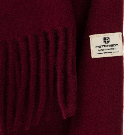 Duży szalik damski zapakowany w pudełko Peterson PTN SPV73 Wine