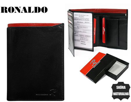 RFID leather wallet RONALDO D1072-VT