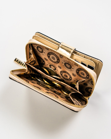 Portfel damski skórzany PTN 1N-602 Gold