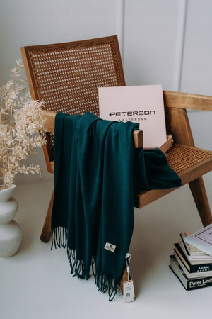 Duży szalik damski zapakowany w pudełko Peterson PTN SPV73 Green