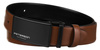 Gift Set: Reversible Men's Leather Belt + 2 Buckles PTN KL-B004 Peterson