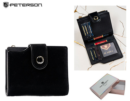 Portfel damski PU PTN 012-WEI Black