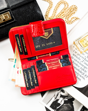 Portfel damski eko  PTN-POR-02-RS Red