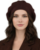 Beret damski PTN BER-A10 Brown