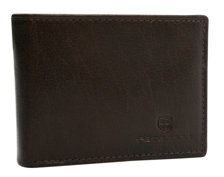 Portfel męski skórzany PTN RM-22-BUF Brown