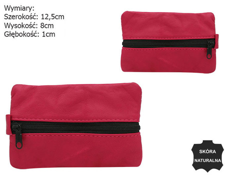 Kluczówka skórzana KC-02-LN PINK