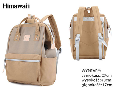 Himawari Women's Backpack with Laptop Compartment and USB Port 1881-10(1)