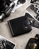 Three-Piece Gift Set: Men’s Leather Wallet, Cardholder and Keychain PETERSON PTN SET3-N992L-VT