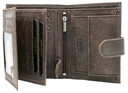 Portfel skórzany R-RM-11L-SDS BROWN