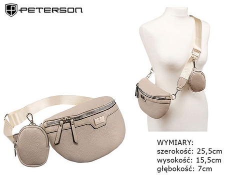 Saszetka nerka PTN NER-ALE-8 Beige