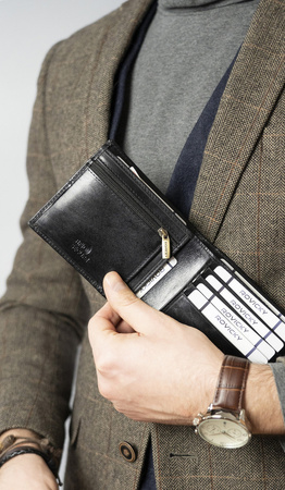 ROVICKY N993-RVTS RFID leather wallet