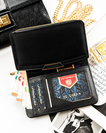 Portfel damski skórzany PTN 76112-BFBC Red