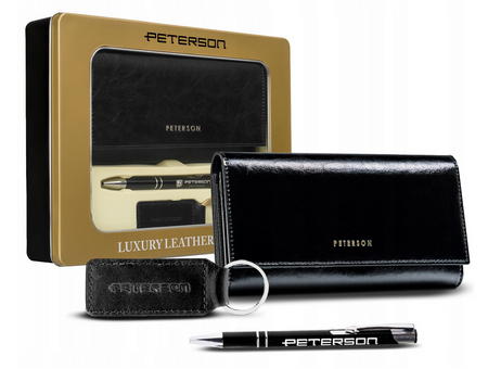 Peterson Gift set: wallet, pen, and keychain PTN ZD7