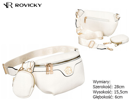 Saszetka damska PU R-NER-ALE-10 White