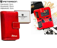 Portfel damski skórzany PTN 76112-BFBC Red