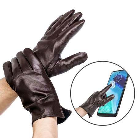 Rovicky men's leather gloves