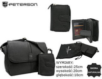 PETERSON leather bag+wallet PTN 8924-DS