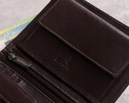 ROVICKY PC-104-BAR RFID leather wallet