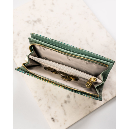 Portfel damski skórzany PTN 421431-SFL Blue