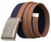 PETERSON PTN SILV-NAV-BR webbing belt