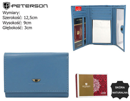 PETERSON PTN 247-BO RFID leather wallet