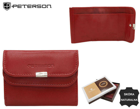 Portfel skórzany RFID PETERSON PTN RD-GC02-MCL