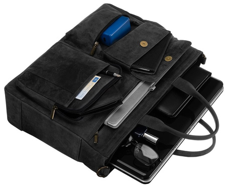 Torba na laptopa skórzana ALWAYS WILD LAP-15604-TGH