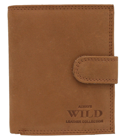 Portfel męski skórzany CZ-13L-HLF Cognac