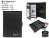 Zestaw prezentowy męski: skórzany portfel + brelok ROVICKY R-PK5-N4L-7010 BLACK