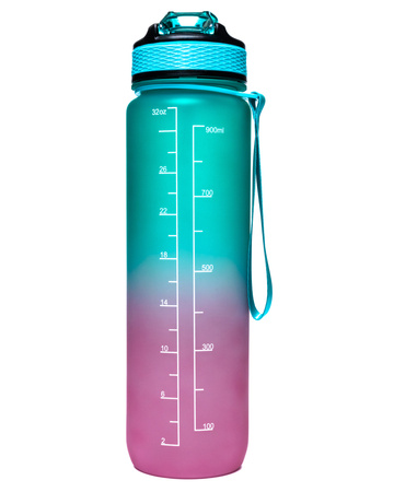 Bidon 1000ml PTN HY-8014-1L Green-Pink